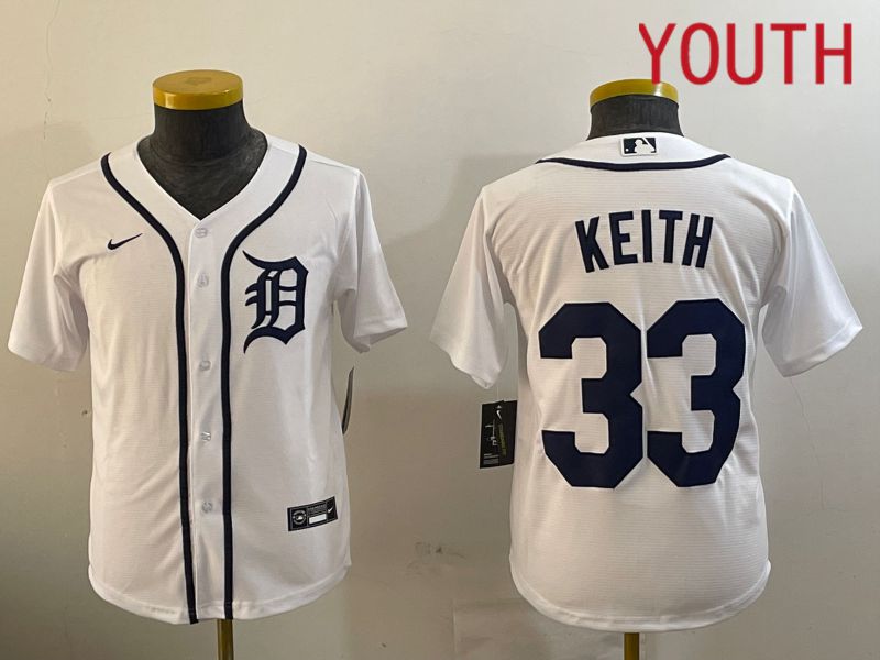 Youth Detroit Tigers #33 Keith White Game 2024 Nike MLB Jersey style 11211->women mlb jersey->Women Jersey